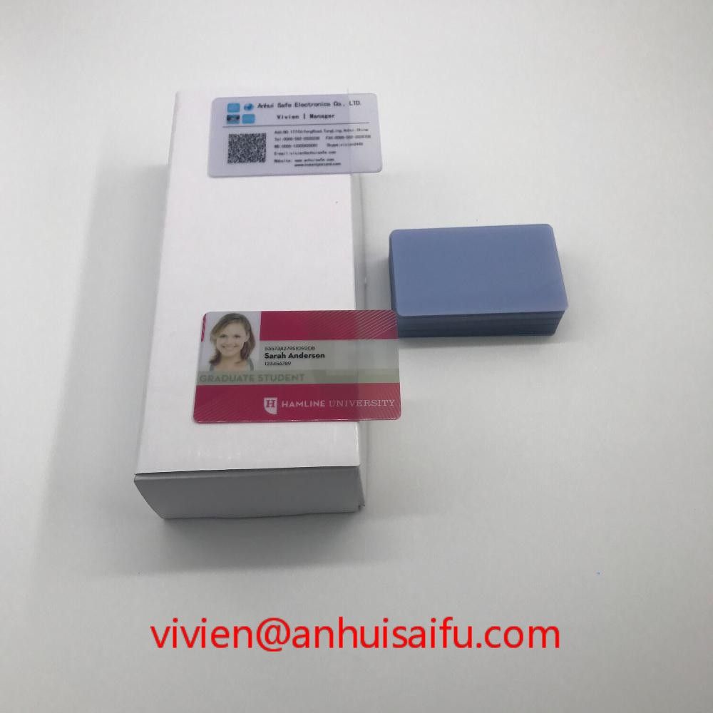 Transparent inkjet pvc card for Epson or Canon inkjet printer