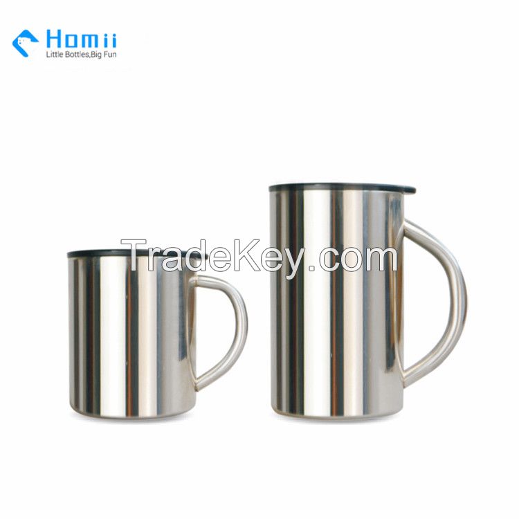 Hangzhou homii Industry 300ml 450ml double wall Stainless Steel Beer cup wine Tumblers thermos mug 