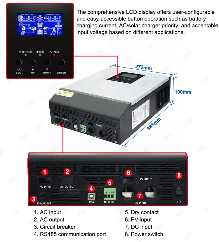 3kVA off grid solar inverter