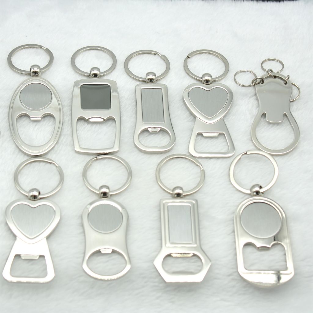 Blank Keychain with Bottle Opener