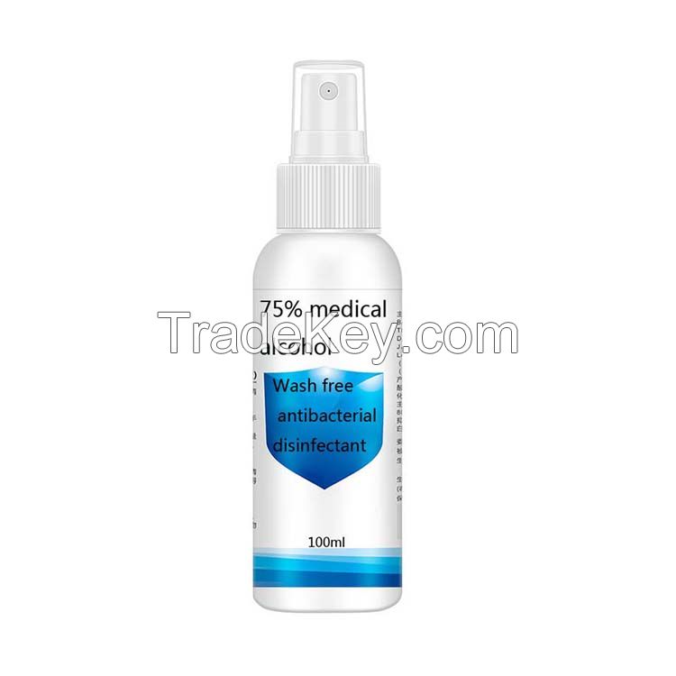 Medical 100ml 75 alcohol disinfection, 75% alcohol disinfectant spray ...