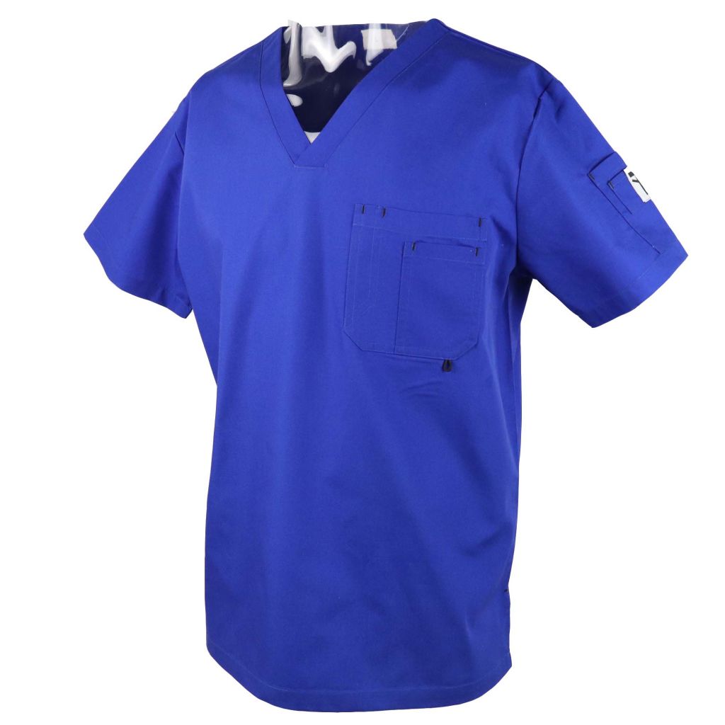 2020 Poly/Cotton Classic Breathable Nursing Uniforms Scrubs Hospital U