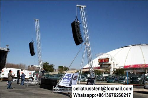 Speaker tower truss stand used