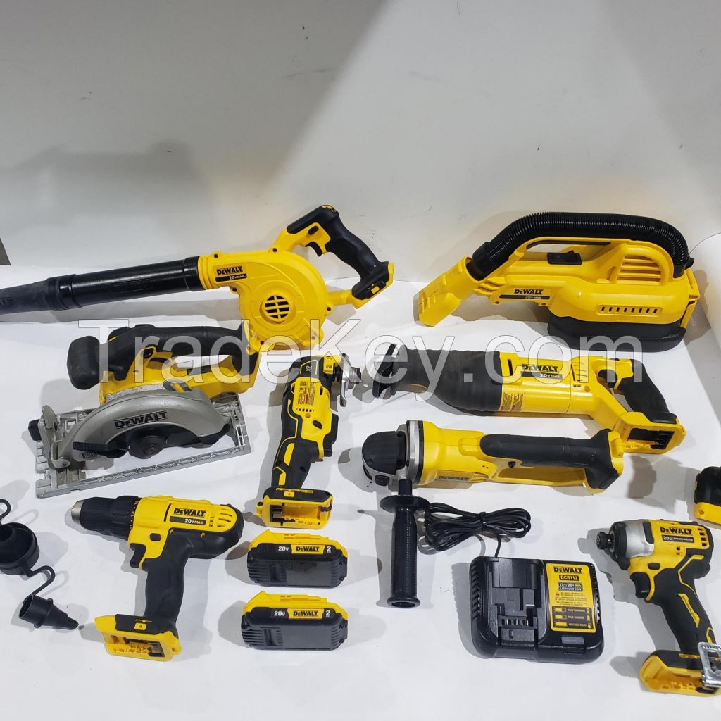 DeWalts 20-v Max Lithium Ion Cordless Combos Kits(15-Tool} 