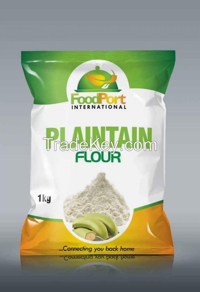 Oloyin beans, ijebu garri, plaintain flour, beans flour, pap