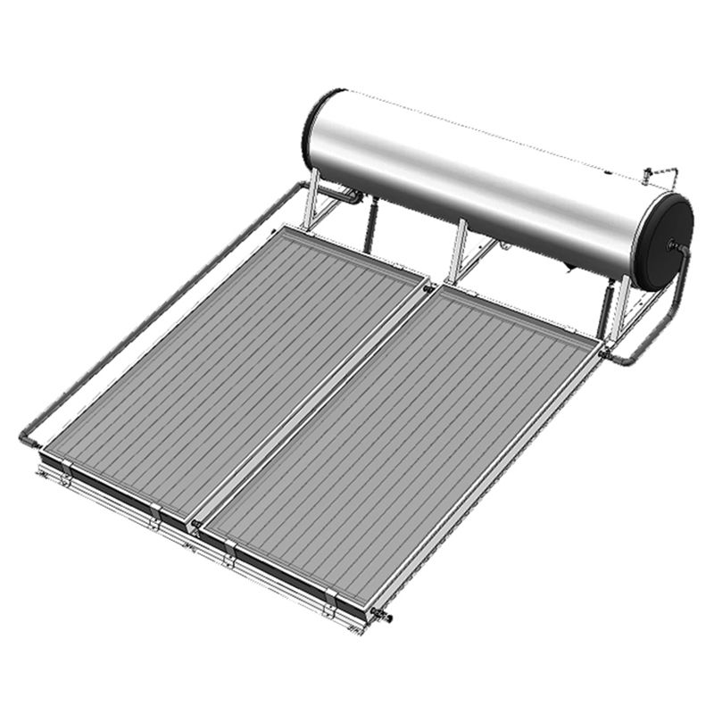 Flat Plate Thermosyphon Integrating solar energy system water heater