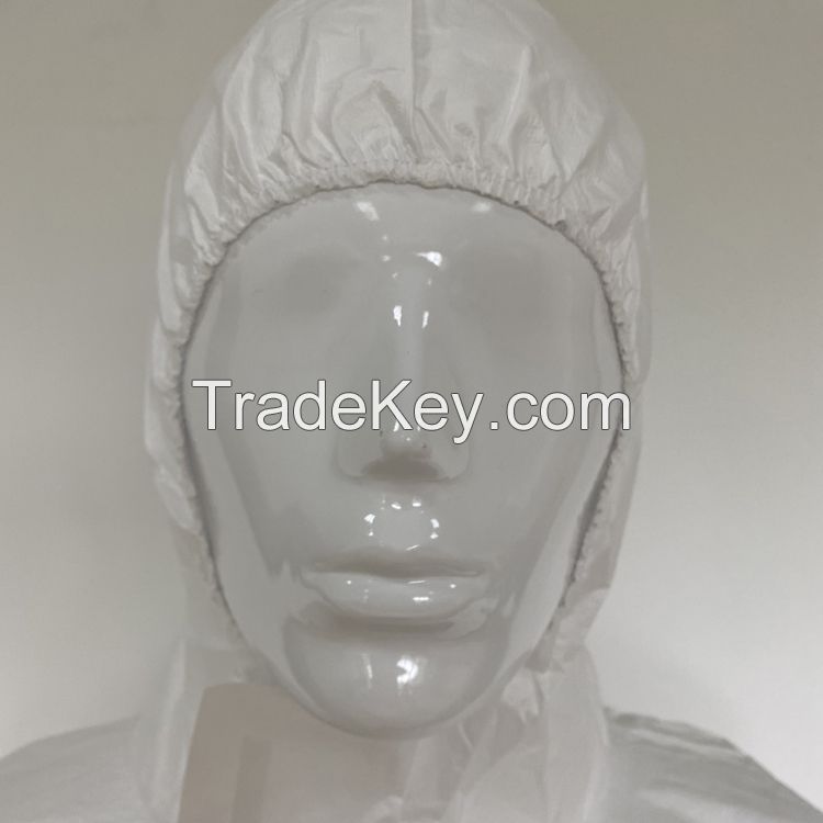Wholesale Disposable Non-woven full-body anti-static hooded overalls protective clothing 