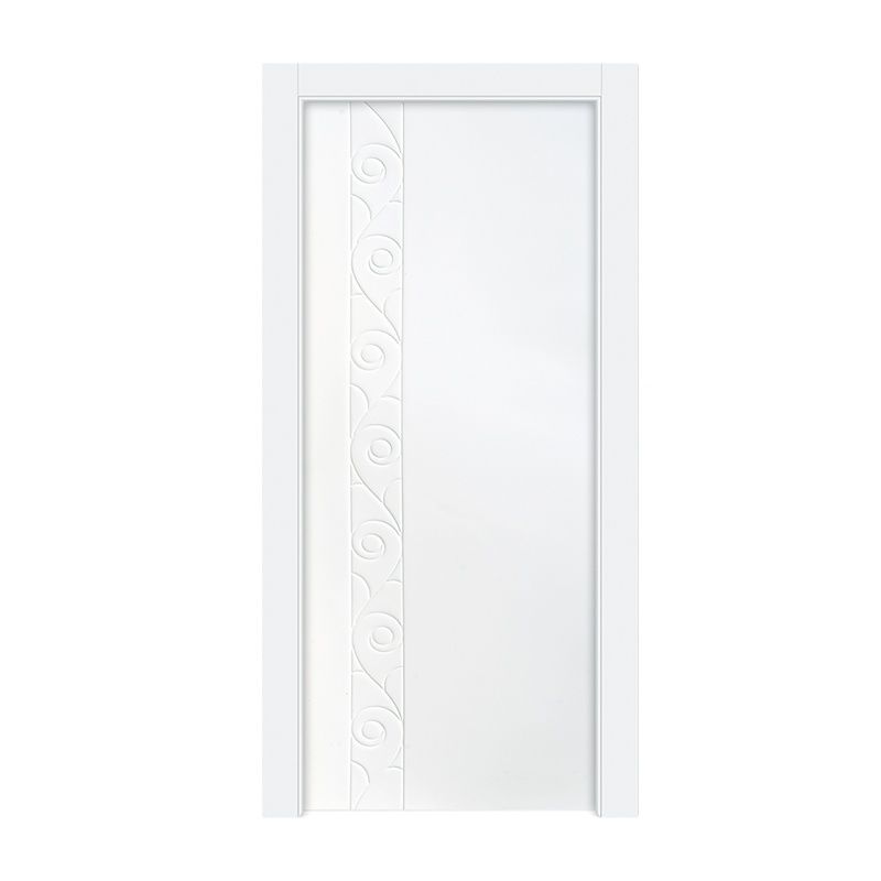 Yingkang E0 standard qualified Swing Single leaf interior PVC door paint wpc door for Villa with cheap price