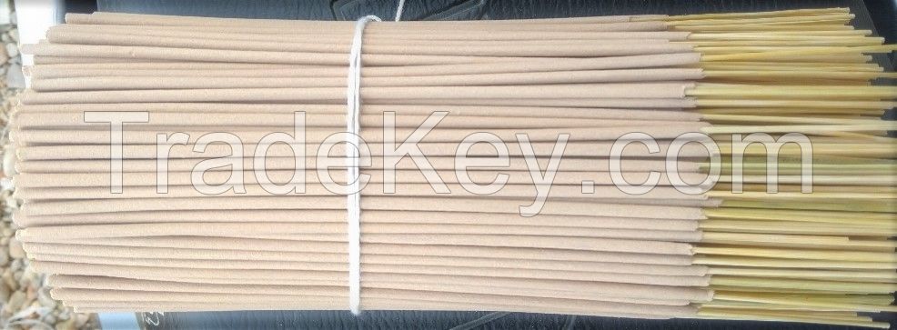 white raw incense stick