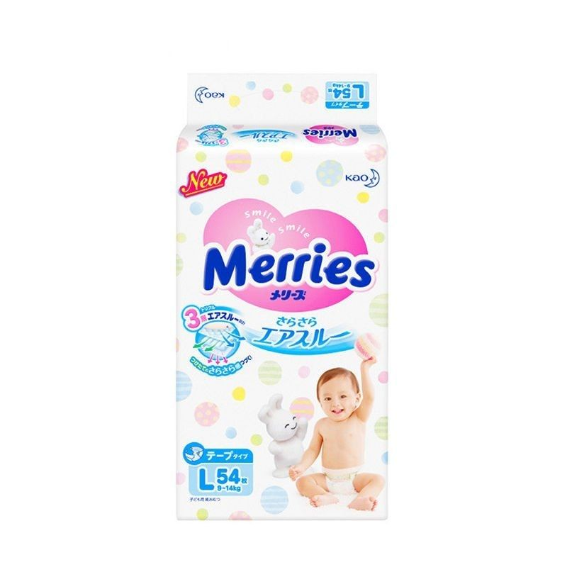 Baby diaper  Merries Airthrew Large incremental Baby Diapers