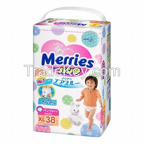 Baby diaper  Merries Airthrew Large incremental Baby Diapers