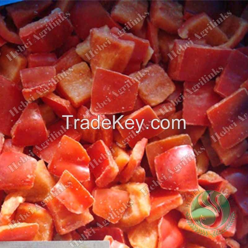 Frozen Red Pepper cubes