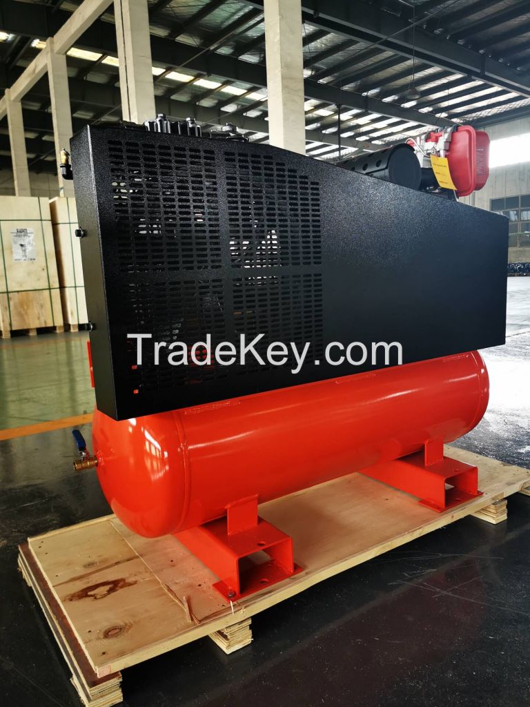Industrial 3-in-1 diesel air compressor