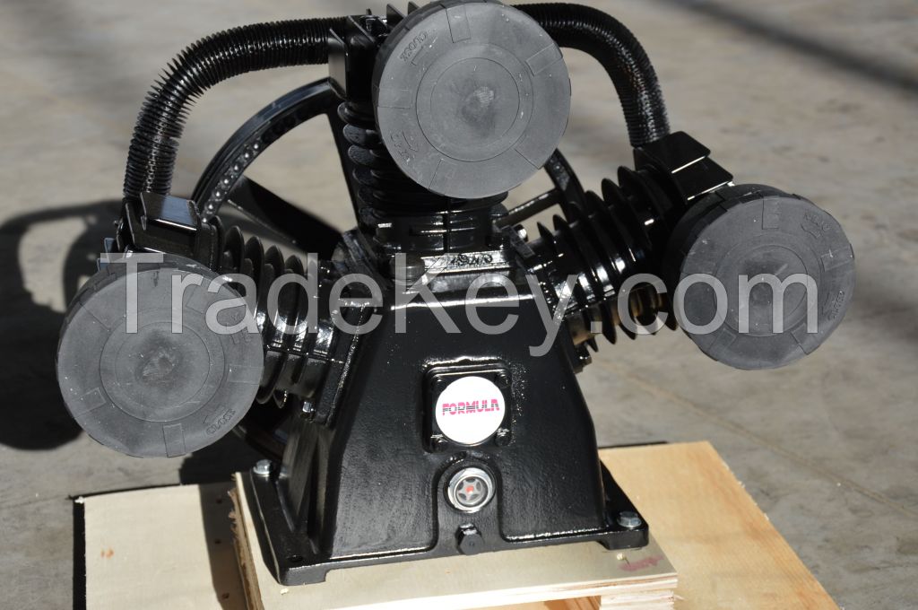 High Quality   3 Cylinder  Piston Air Compressor Pump Head