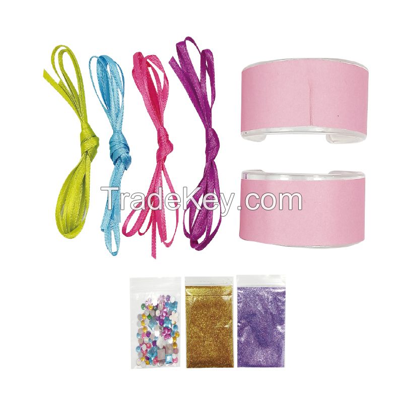 EASY WAY TO MAKE CRAFT KIT BRACELETS-BRIGHTLY BANGLES