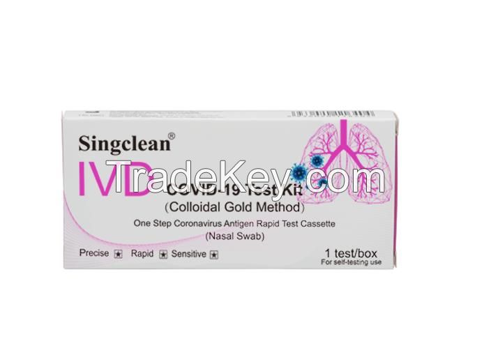COVID-19 Test Kit Nasal Swab for self-testing use