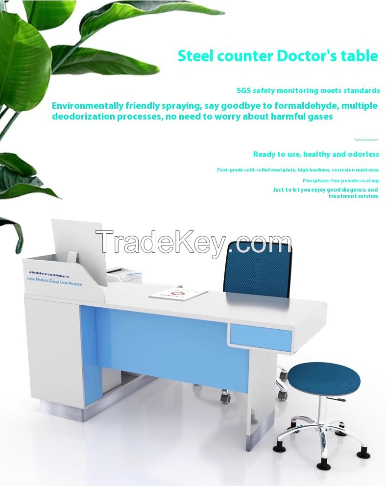 hospital desk, hospital chair, hospital bed, hospital cabinet, medical desk, medical bed
