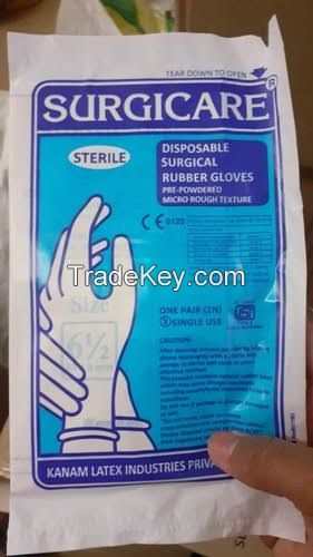 New Disposable Latex Examination Gloves