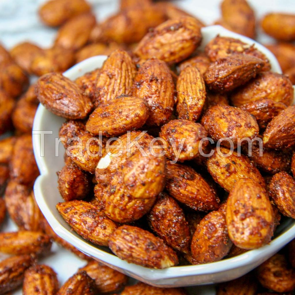 Crispy Roasted Original Almonds Nuts With BRC Certification, 100% Natural Almond Nuts High Quality Dried Raw Almonds Loose Sweet Almonds for Food Organic Dry Fruits