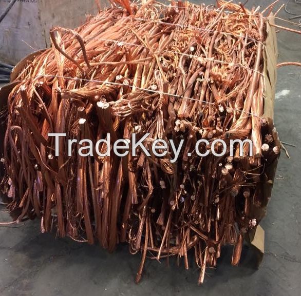 Copper Wire Scrap 99.99% Purity, 99.99% Copper Millberry/ Copper Wire Scrap/ High Quality Copper Scrap