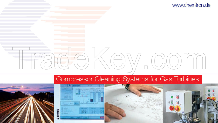 Gas turbine compressor cleaning system