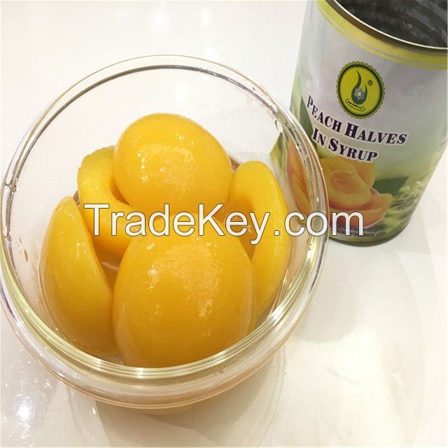 2024 Hot Selling Fresh Canned Peach Canned Yellow Peach Sweet Flavored in Syrup and Water Preservation Process