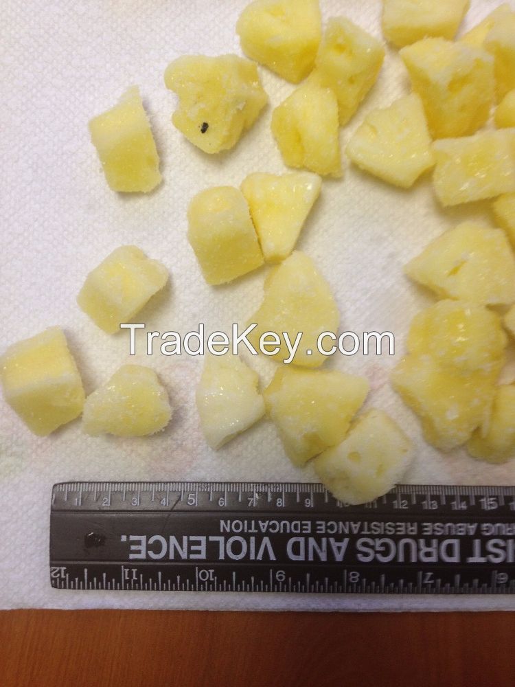 Best Selling 100% IQF Frozen Pineapple Chunk