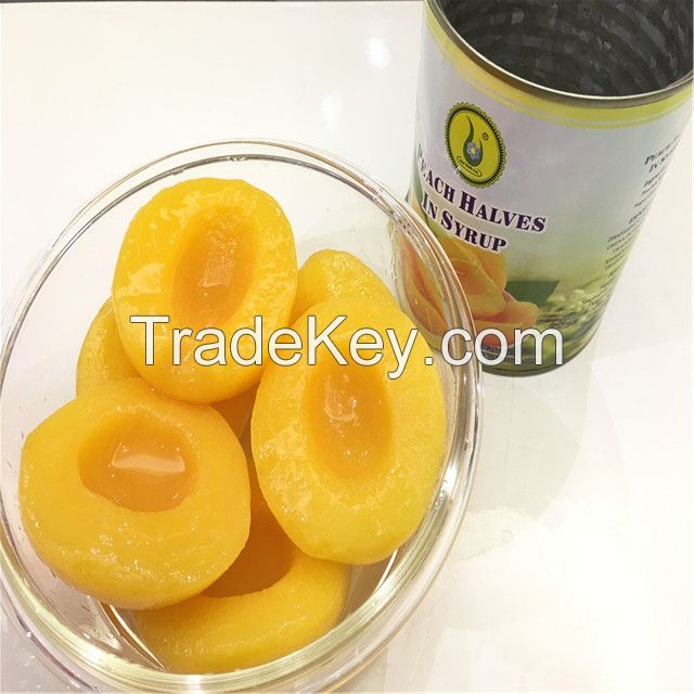 2024 Hot Selling Fresh Canned Peach Canned Yellow Peach Sweet Flavored in Syrup and Water Preservation Process