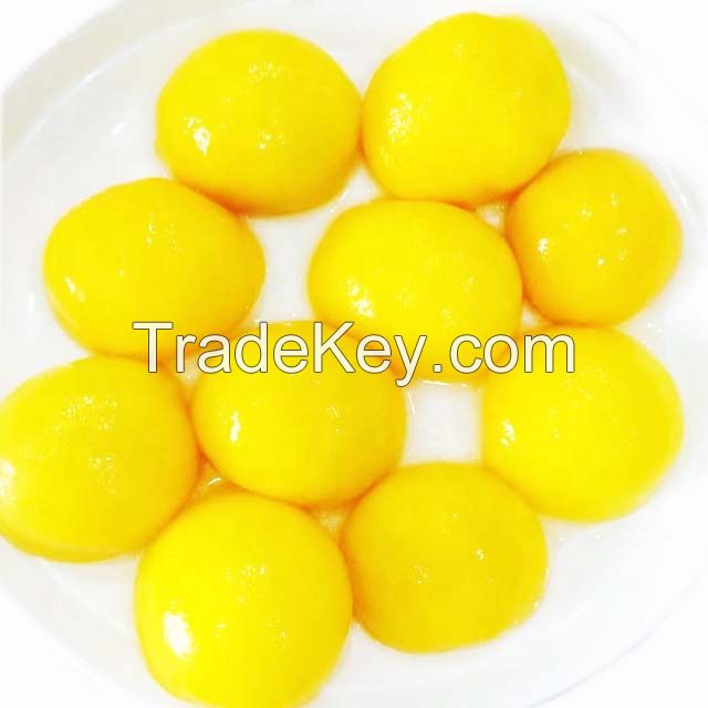 2024 Hot Selling Fresh Canned Peach Canned Yellow Peach Sweet Flavored in Syrup and Water Preservation Process