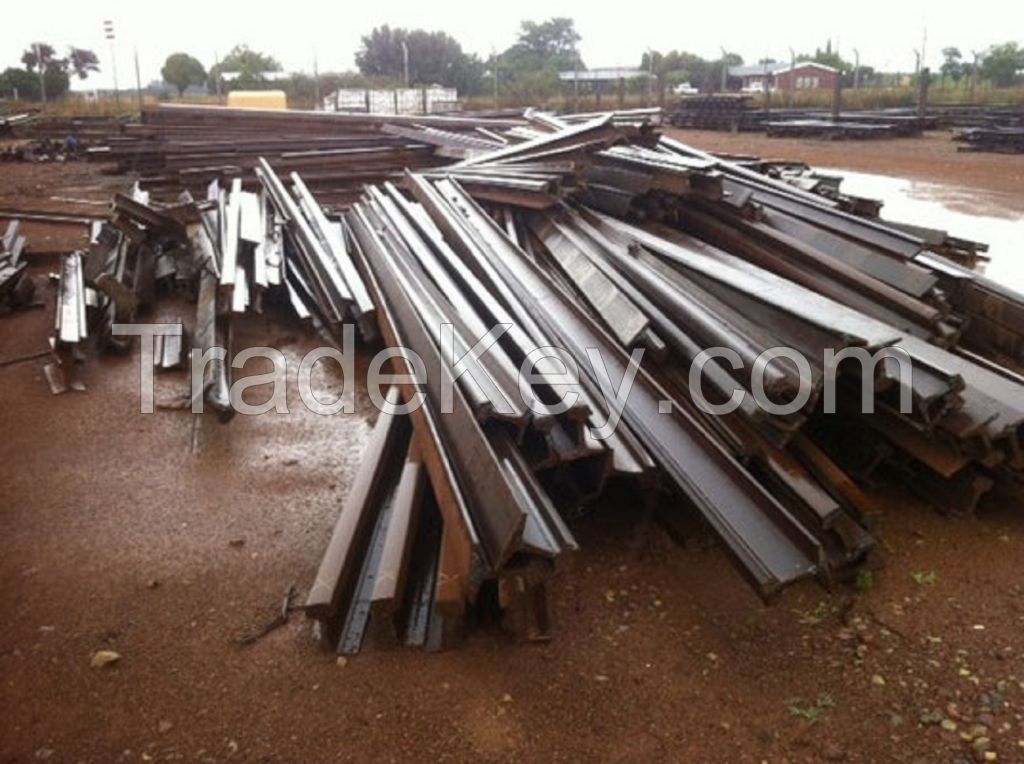 Used Train Railway Scrap R65 R60 R59 Light Rails Heavy Iron Scrap
