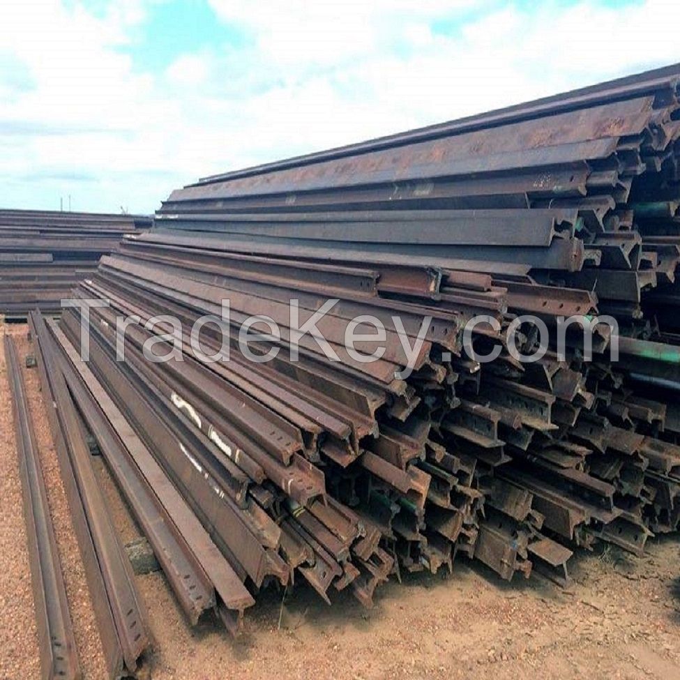 Used Train Railway Scrap R65 R60 R59 Light Rails Heavy Iron Scrap