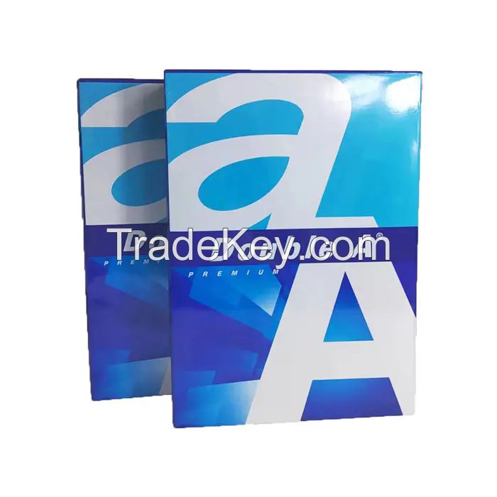   Wholesale A4 Size White Copy Paper Wood Pulp Printing 500 Sheets 70-80 Gsm 75 Gsm Options