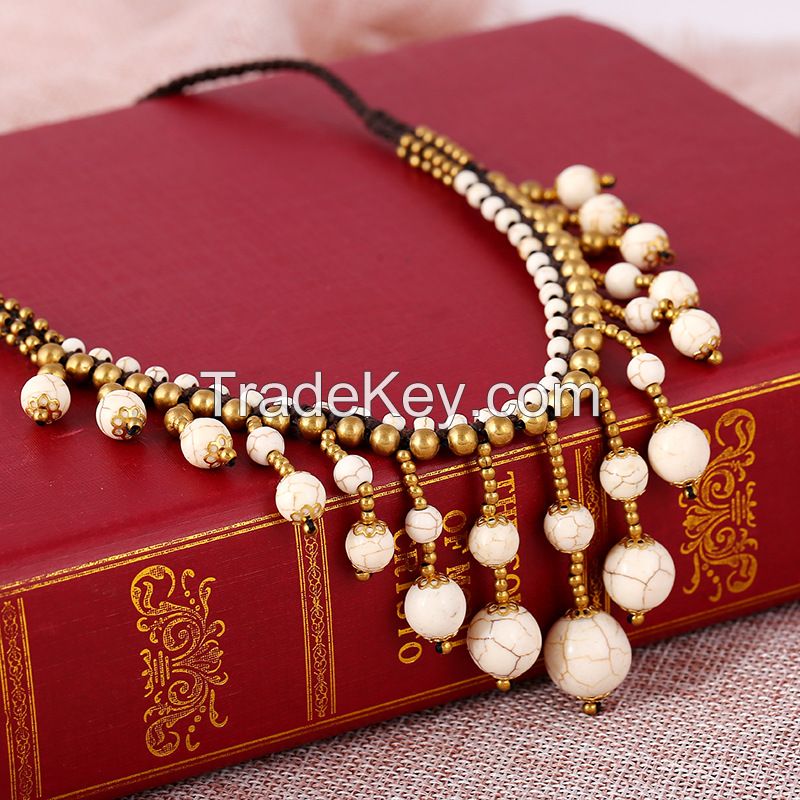 Traditional boho style beading Necklace - MCX005