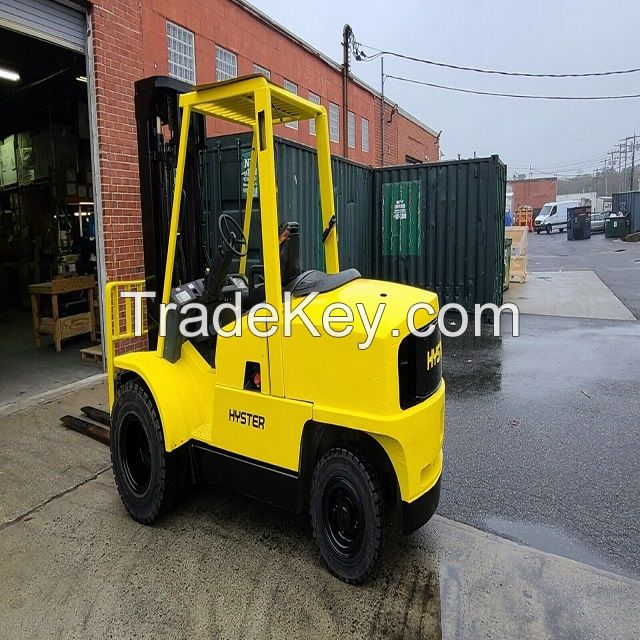  HYSTER 120 S120XLS FORKLIFT W 60" CASCADE ROLL CLAMP 9707HRS SHOWING