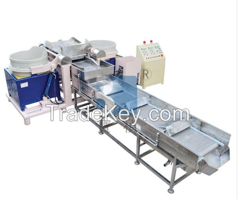 Full automatic magnetic abrasive finishing production line