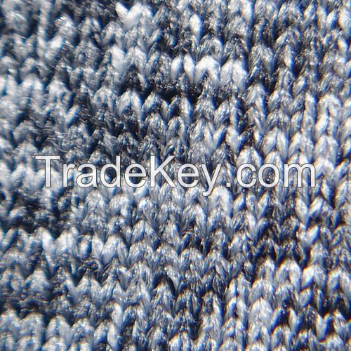 Knit fabric for casual wear or uniforms