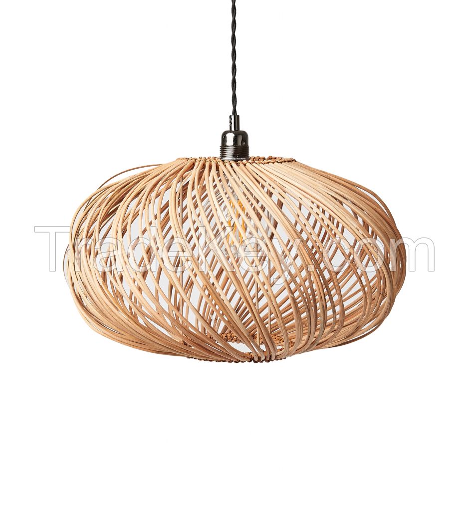 Rattan Pendant Light, Natural Rattan Pendant Lamp Shade