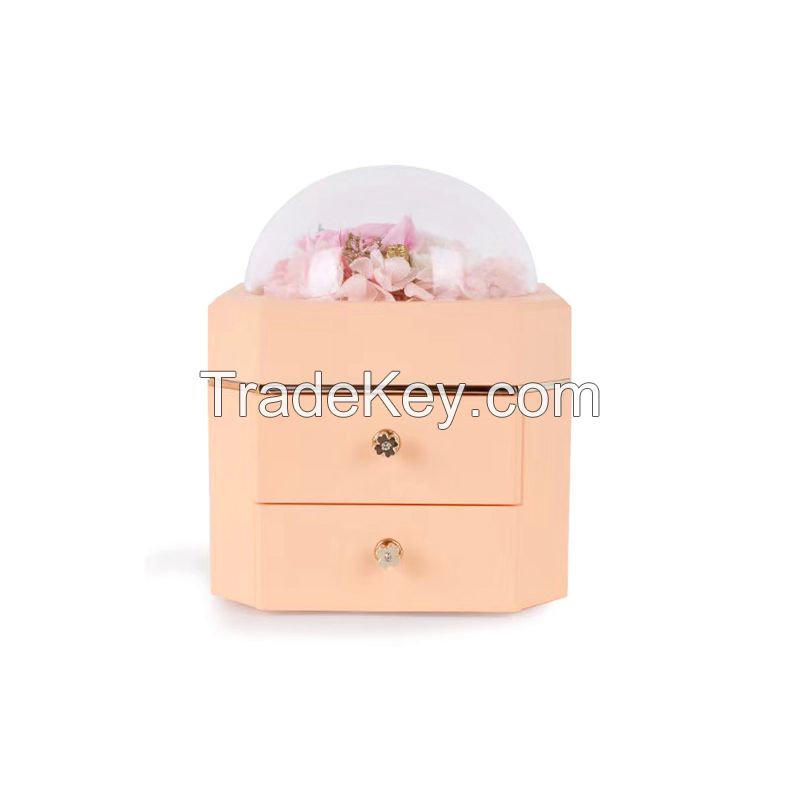 Octagonal single-layer flower box