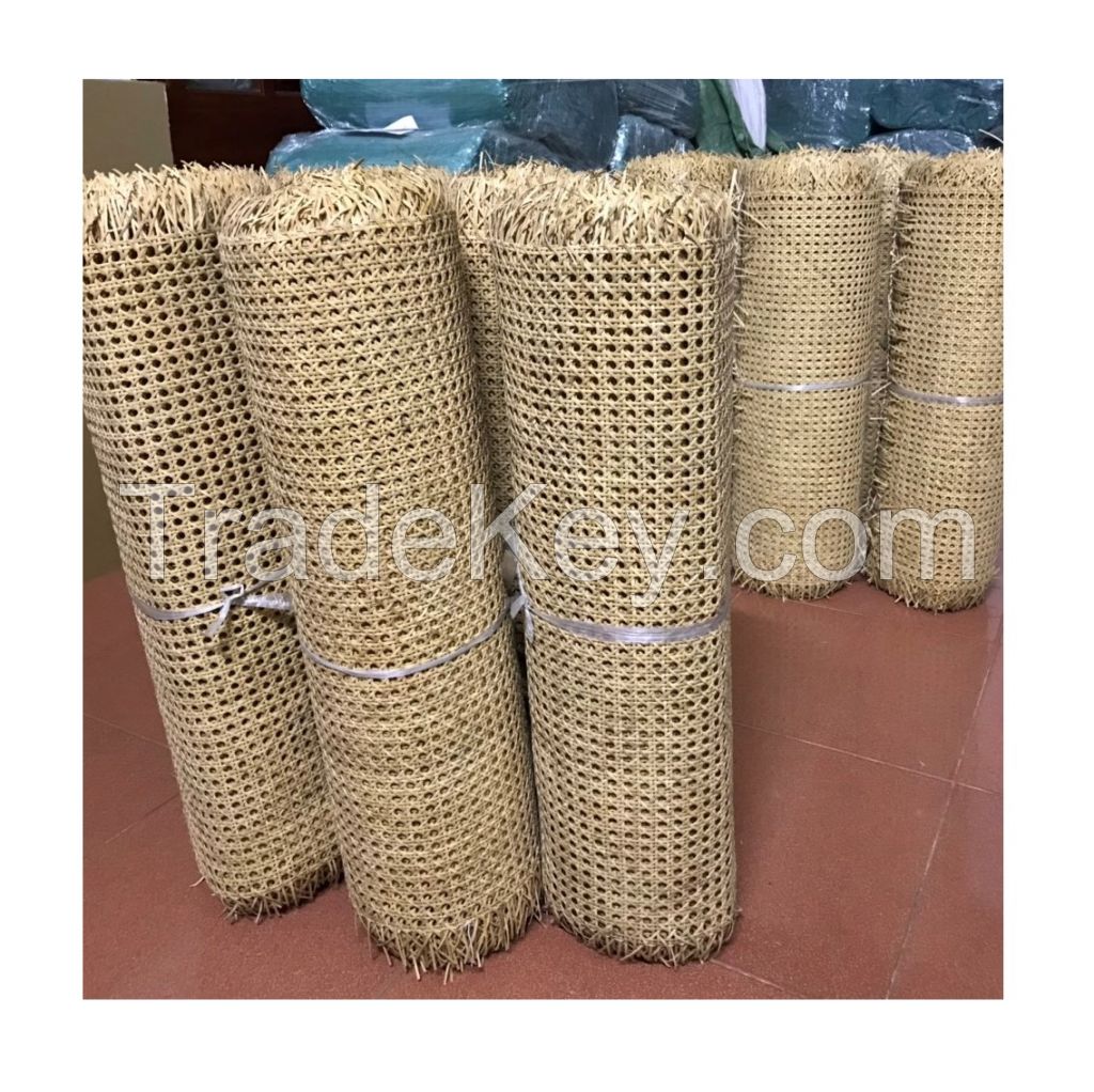 Rattan Cane Webbing 100% Natural Woven Mesh Webbing Half Hot Products Made In Vietnam