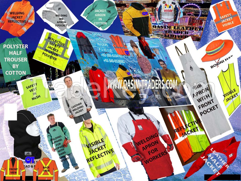 Leather safety Hi-viz outwears