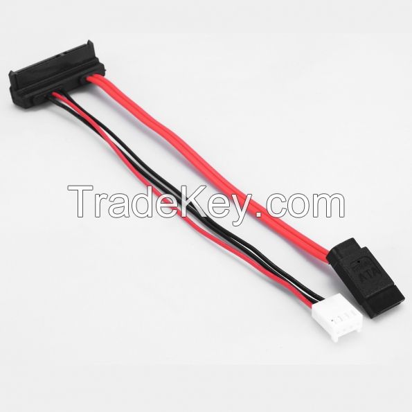 22 Pin to 7 Pin + 4pin SATA Cable