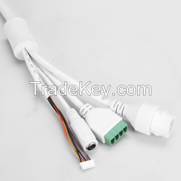 2 to 4 Surveillance Cable with Optional Waterproof Tube