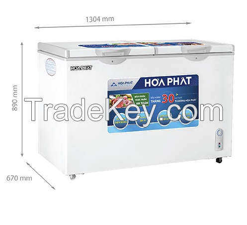 Hoa Phat one-compartment two-wing Inverter freezer HCFI 666S1D2