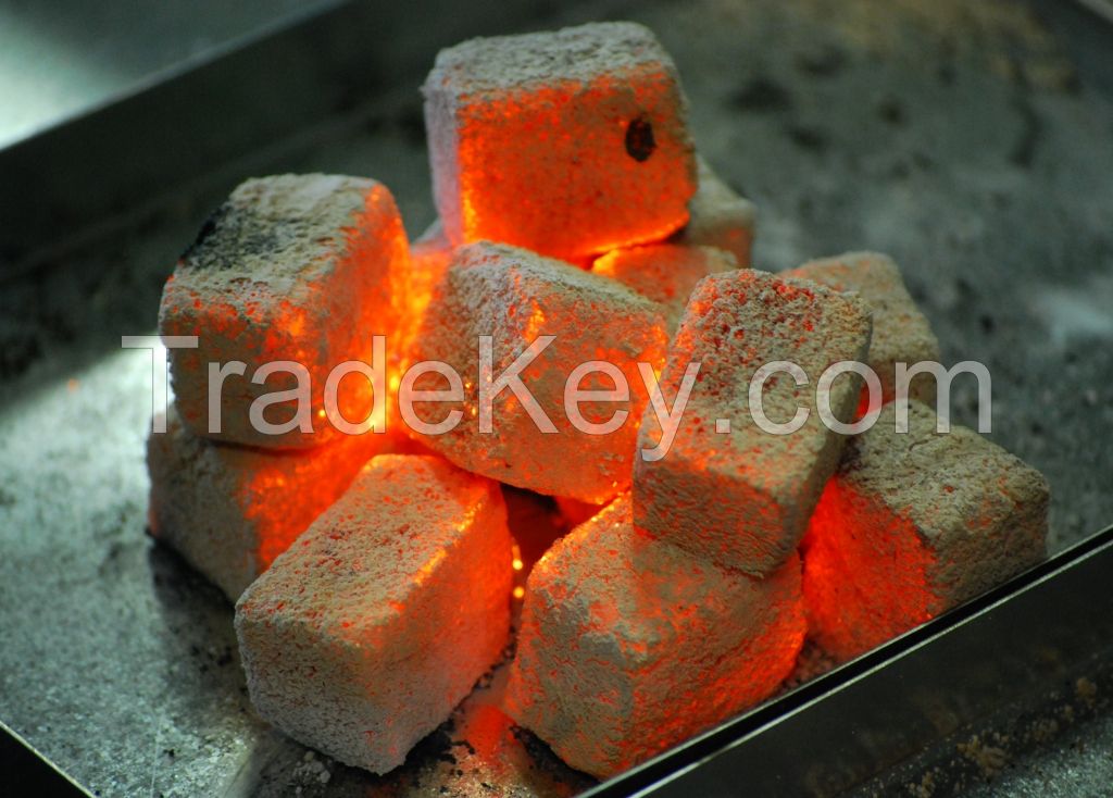 Coconut Shell Charcoal Briquette for Shisha, BBQ Grill