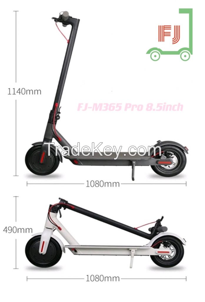 CHINAESCOOTERS.COM 8.5INCH 4.4AH BATTERY 10-15KMS DRIVE RANGE FOLDING ELECTRIC SCOOTERS CHINA OEM FACTORY E SCOOTER