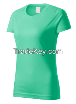 2021 Wholesale Women's Basic Multiple Color Short Sleeve Cotton Top T