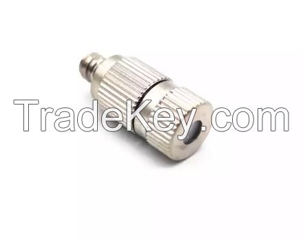 High Pressure 3/16â�² â�² Threaded T Connectors Misting Nozzles for Outdoor Cooling System