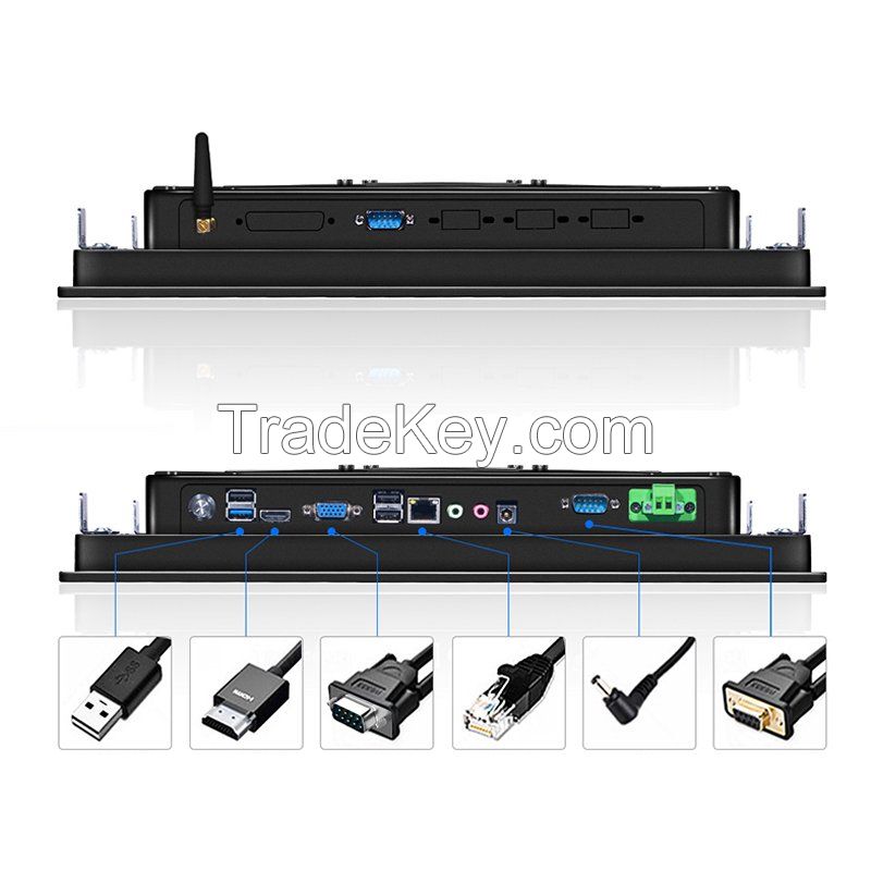 IP65 4G Android Panel Computer LAN USB HD-Mi Wifi DC 12V 17 Inch Nfc Industrial Rugged Tablet PC