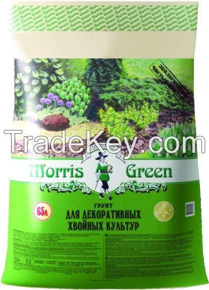 Soil for decorative coniferous plants