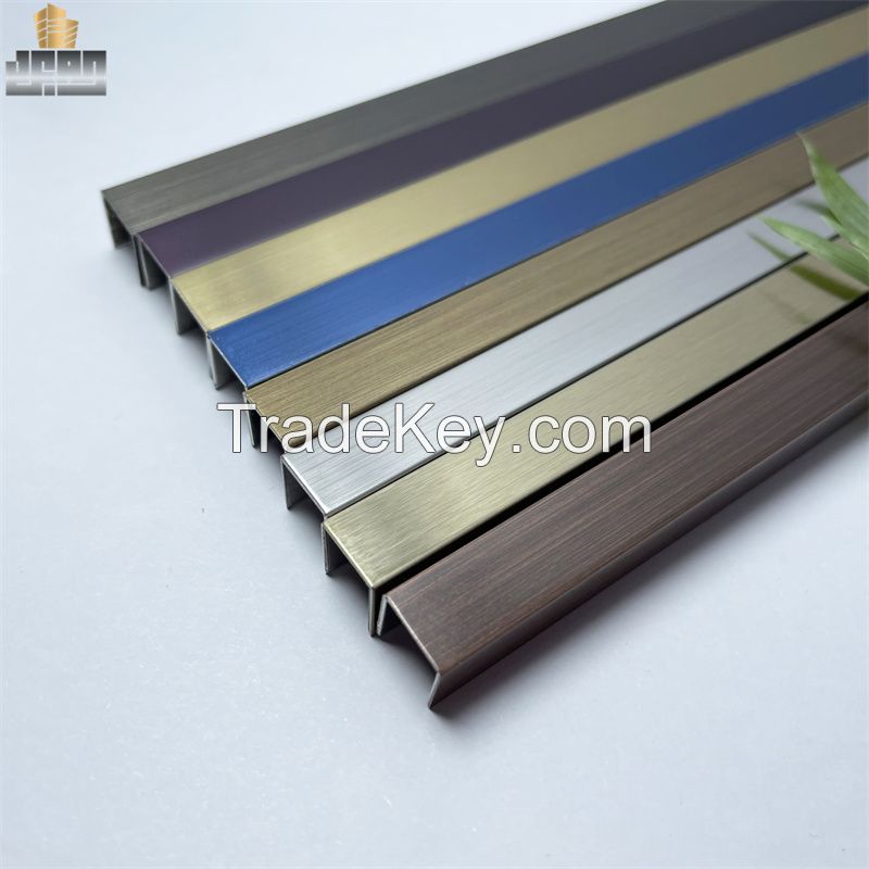 Sample Ceramic Accessories U Channel Stainless Steel Decorative Wall Trim 